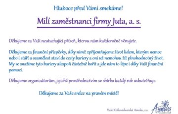 Zaměstnanci firmy Juta, a.s.