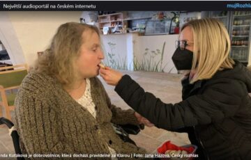 V Domově sv. Josefa natáčel ČRoHK o dobrovolnictví